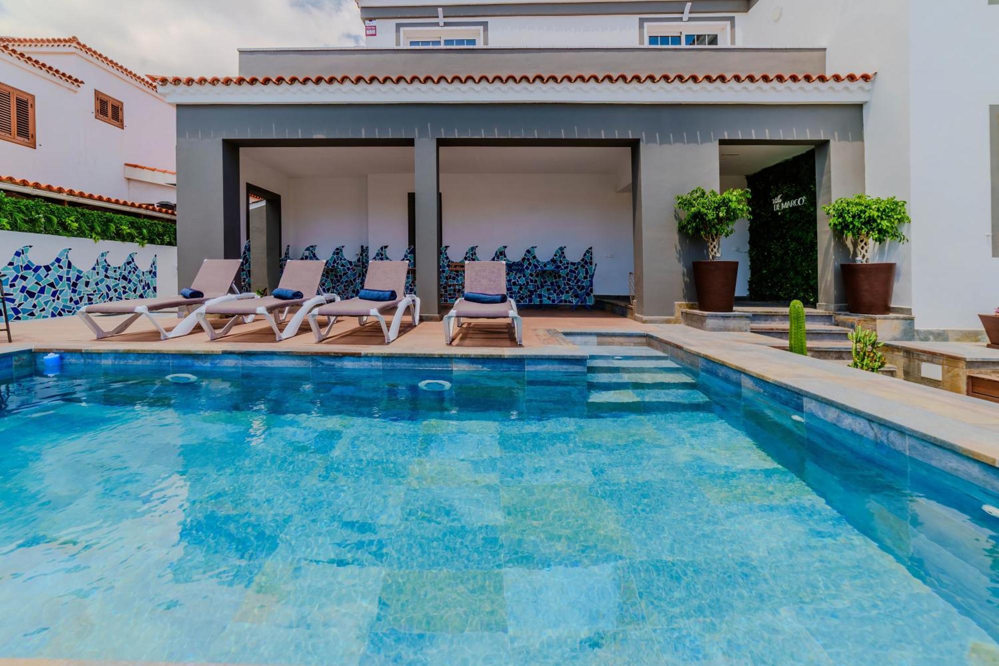 Villa De Marcos Alojamiento De Lujo Con Piscina Privada Arona  Luaran gambar