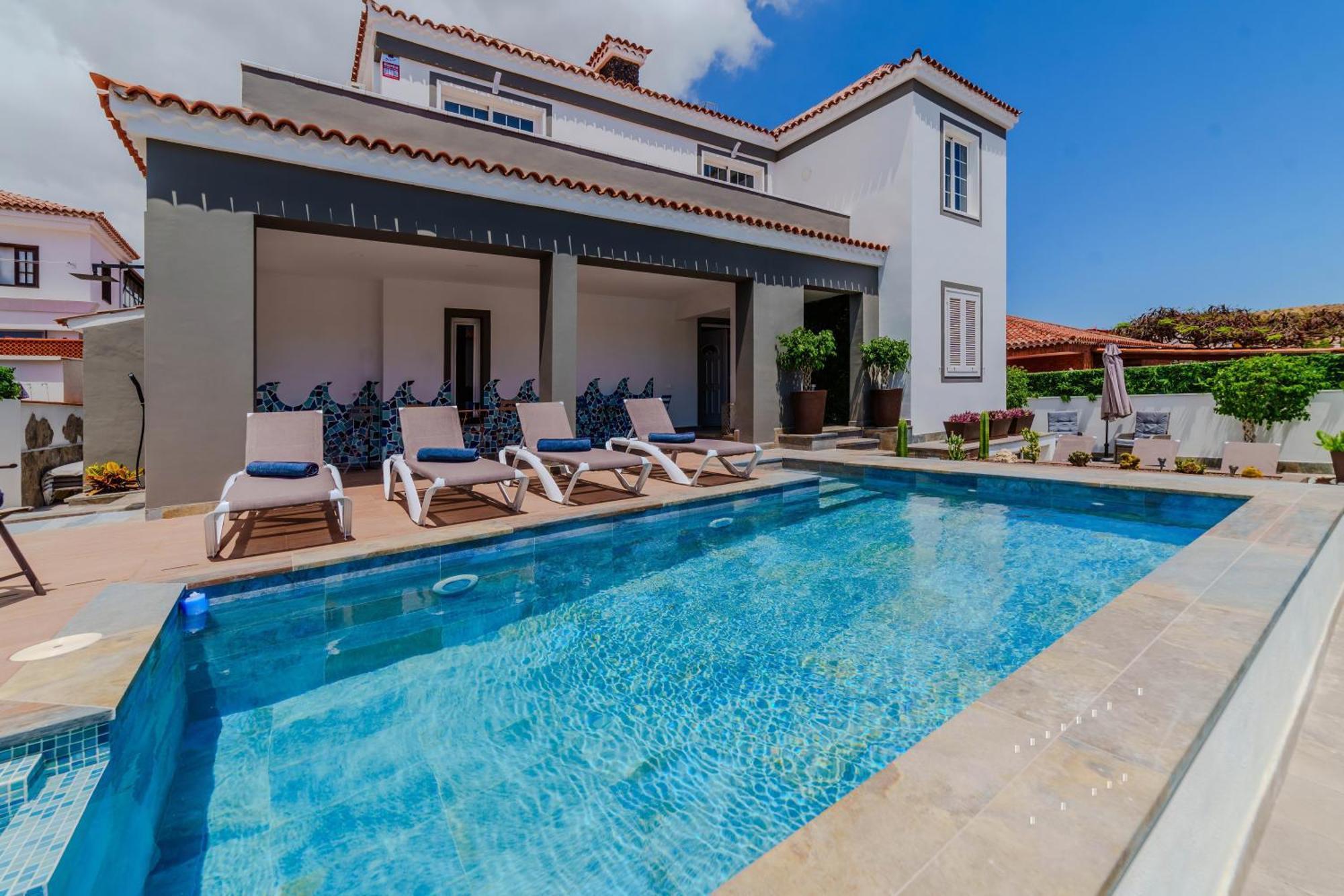 Villa De Marcos Alojamiento De Lujo Con Piscina Privada Arona  Luaran gambar